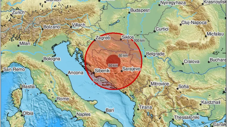 Jak  potres pogodio BiH! Magnituda 4,3 po Richteru