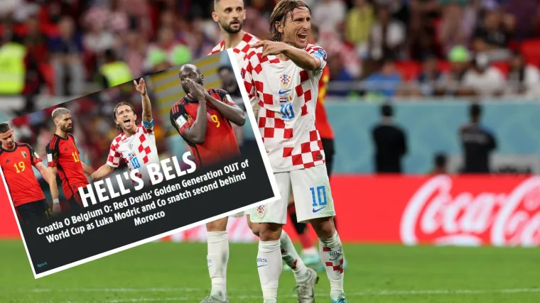Strani mediji o srazu Hrvatske i Belgije: 'Paklena zvona  odzvonila Crvenim vragovima, zlatna generacija izgubila sjaj'