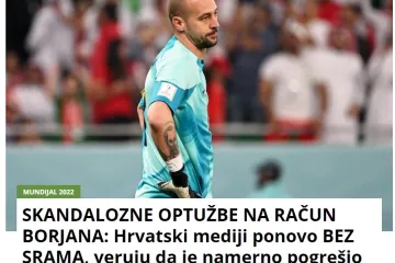 Srpski tabloidi naprosto podivljali zbog Milana Borjana: 'Optužbe su skandalozne, hrvatski mediji su ponovno bez srama'