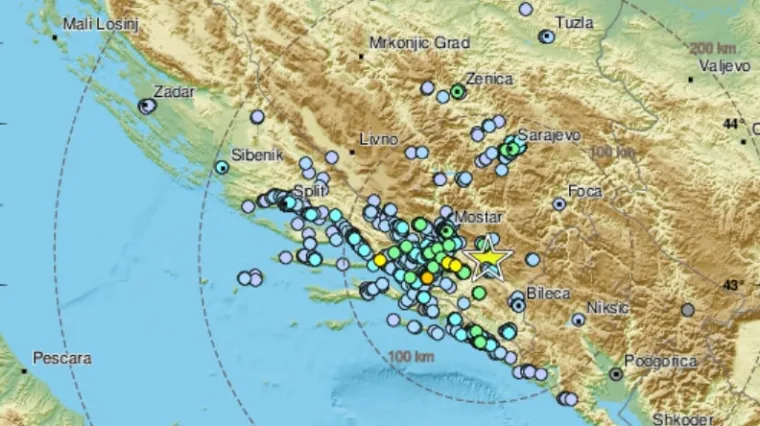 Jak potres u BiH! Osjetili u Dubrovniku i drugdje u Dalmaciji po ESMC-u: 'Kratko, ali jako'