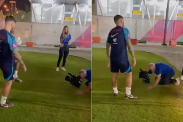 Livaja pokazao zavidno umijeće tehniciranja. Snimale ga tri kamere, a onda je pogodio kamermana