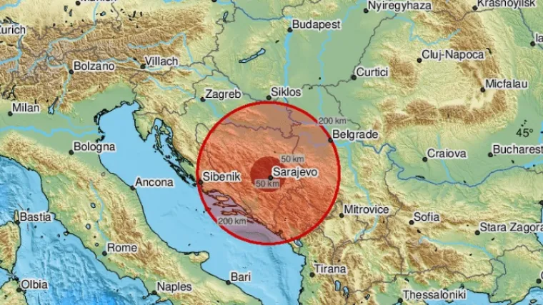 Potres u susjedstvu? Ljudi masovno javljaju da su osjetili tre&scaron;nju, no seizmolozi imaju sasvim drugu priču