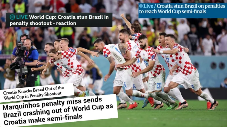 'Hrvatska je mirno i metodično cijedila život i radost iz Brazila': Ovako svjetski mediji pi&scaron;u o Vatrenima