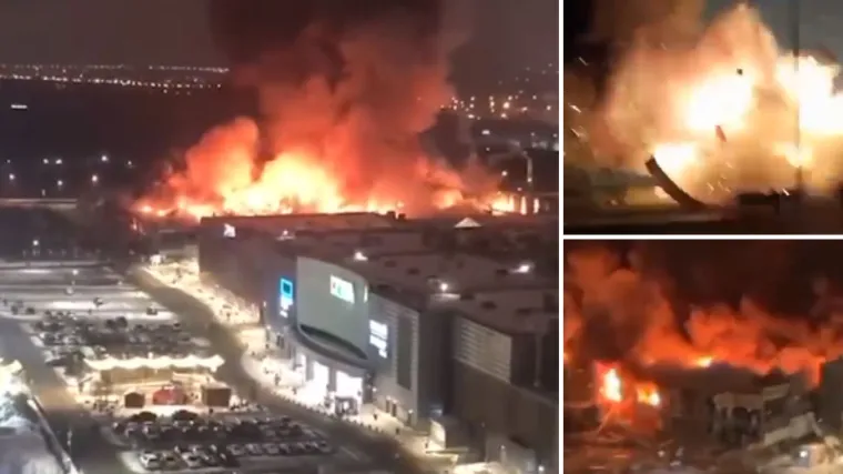 VIDEO Pogledajte užasavajući trenutak kad se u mega požaru uru&scaron;io trgovački centar