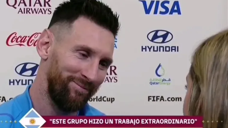 Novinarka Messiju nije postavila pitanje. Održala mu je govor, a on se skoro rasplakao