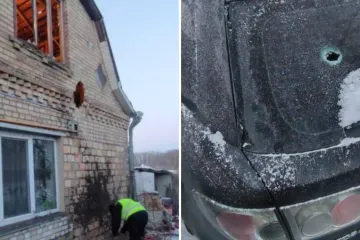 Kijev pod napadima od ranog jutra - srušeno 11 dronova, oštećene upravne zgrade