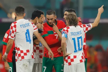 Najveća marokanska zvijezda poludjela nakon poraza od Vatrenih, nećete vjerovati kome se unosio u lice i žalio na suca