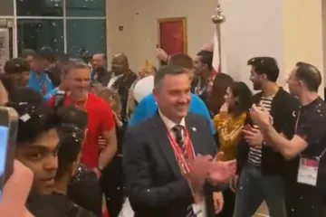 Pogledajte kako su Vatreni dočekani u hotelu: Možda će vas iznenaditi pjesma koja je svirala