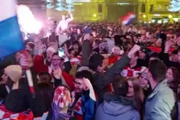 Veliko slavlje u centru Zagreba nakon osvojene bronce na Svjetskom prvenstvu