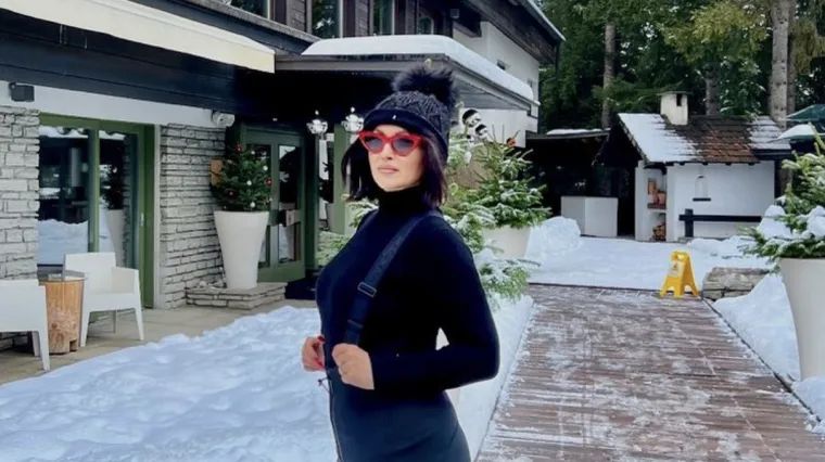 Nina Badrić je Vatrene pratila na skijali&scaron;tu u Italiji: Žena i u skafanderu obara s nogu, preseksi je