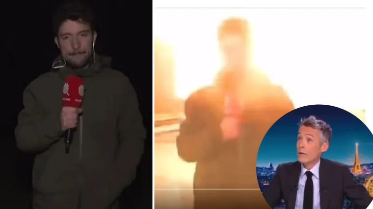 VIDEO Francuski reporter javljao se uživo, a onda je iza njega grunula granata