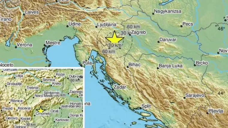 Slab potres na granici sa Slovenijom: 'Cijela kuća se zatresla', 'Kratka, snažna tutnjava'