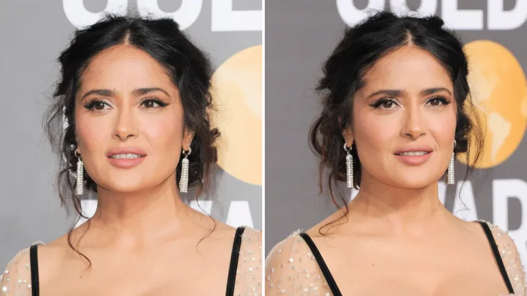 (Pre)uska haljina objelodanila skrivene čari zamamne Hayek: Kad je okrenula leđa i nagnula se, svi su buljili samo u jedno