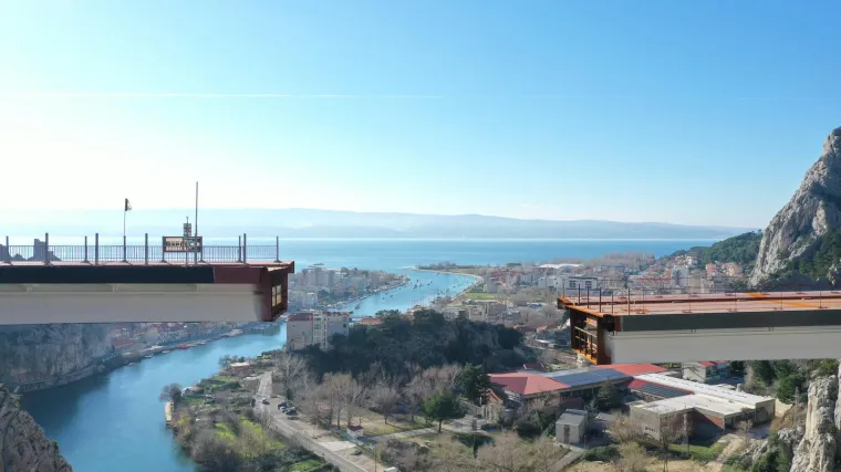 Stiglo obja&scaron;njenje za neobičan prizor iznad kanjona Cetine: Hrvatske ceste otkrile tajnu razlike od dva metra i kako će je rije&scaron;iti