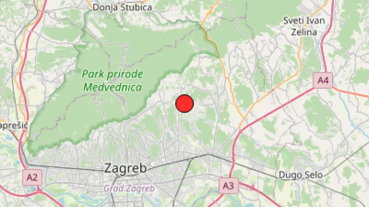Jo&scaron; jedan, ali puno slabiji potres zatresao Zagreb i okolicu: 'Kratko je tutnjalo i krevet se zatresao'