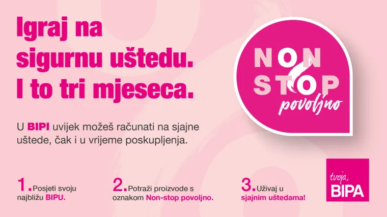 Sigurna u&scaron;teda u BIPI!