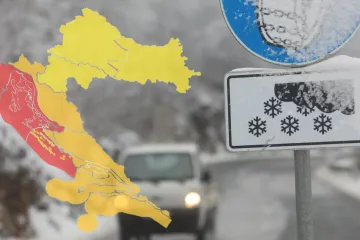 Čitava Hrvatska je pod Meteoalarmom, neke ceste su zatvorene: Evo gdje snijeg i orkanska bura rade najveći kaos
