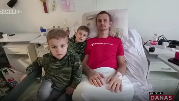 Cijelo selo prikuplja novac za liječenje Darka. Suprug i otac dvoje djece iznenada ostao paraliziran
