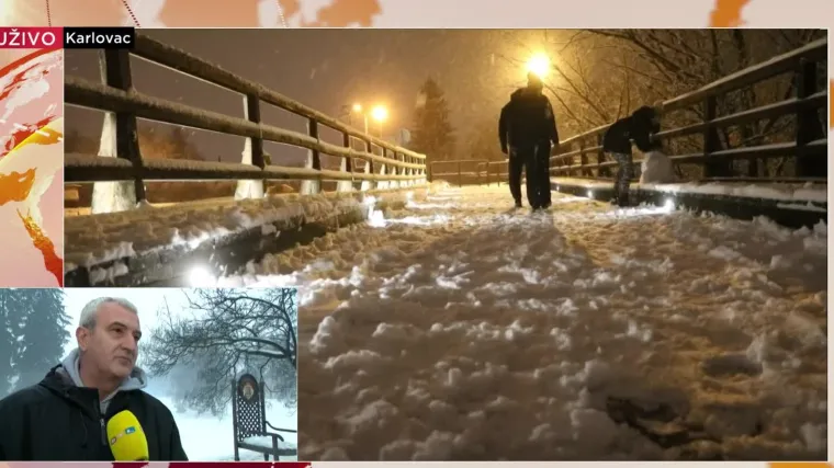 Karlovčani bi struju mogli dobiti večeras ili pak kroz jutro. Nakon snijega prijete im i poplave