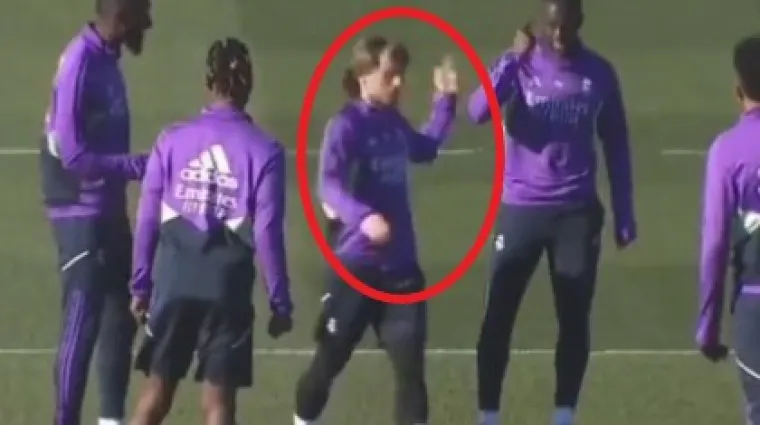 Luka Modrić usred treninga pokazao srednji prst, suigrači umirali od smijeha