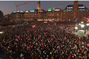 Danski rukometaši dočekani u glavnom gradu, 'ljubimac' Hrvata: 'Ovo je najbolji dan u mom životu'