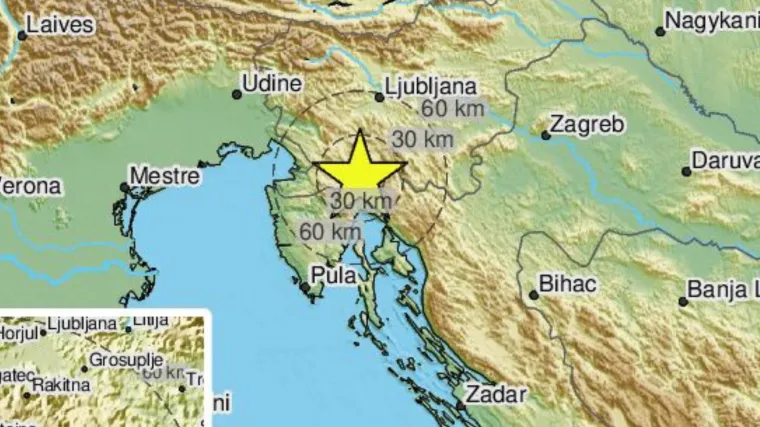 Slab potres blizu Rijeke, epicentar u Sloveniji: 'Probudilo me iz sna'