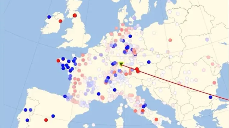 Pogledajte snimku: Ovako se seizmički val &scaron;irio kroz Europu