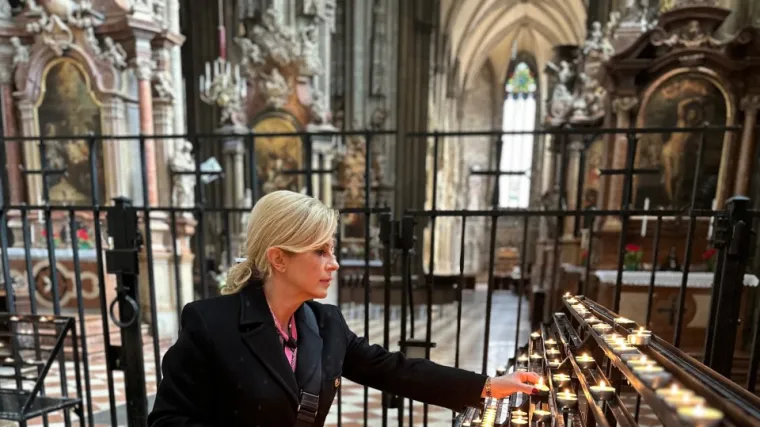FOTO Kolinda za Danas.hr o smrti Ćire: 'Saznala sam na putu za Beč, otišla sam u katedralu'