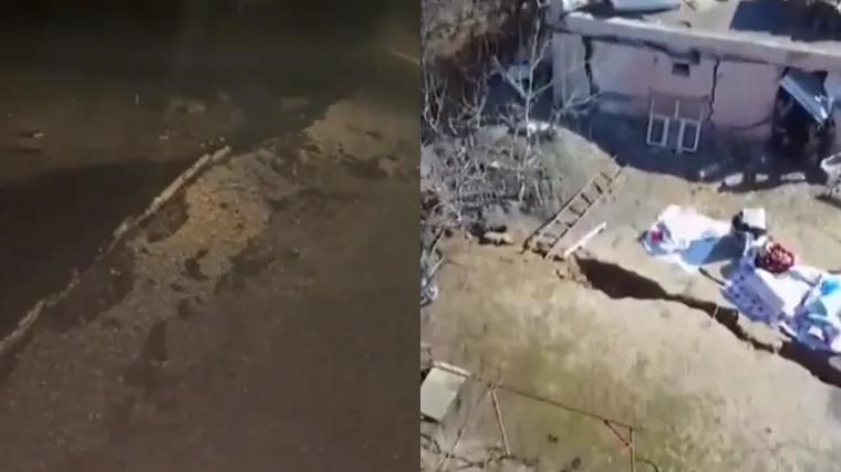 Apokalipsa u Turskoj: Potres podijelio selo na dva dijela, pojavila se nestvarna snimka koja će vam izazvati jezu