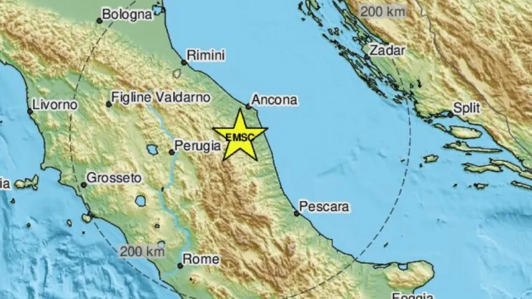 Potres 4.3 po Richteru u Italiji. Podrhtavanje je bilo kratko, ali snažno