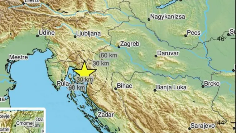 Potres magnitude 1,9 zatresao Crikvenicu: 'Kao kamion u prolazu'
