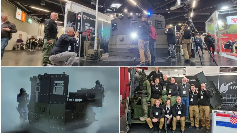 Hrvatska tvrtka DOK-ING predstavila protuteroristički stroj kakav ne postoji u Europi
