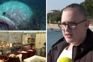 Kristijan je učenih 2. razreda Tehničke &scaron;kole u Zadru, a preko noći je postao podvodni arheolog-amater