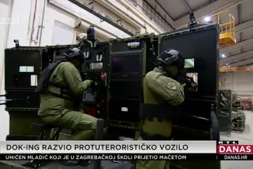 Testirali smo prvo protuterorističko navalno vozilo iz Hrvatske. 'Stroj je pun raznoraznih inovacija, kamera, senzora'