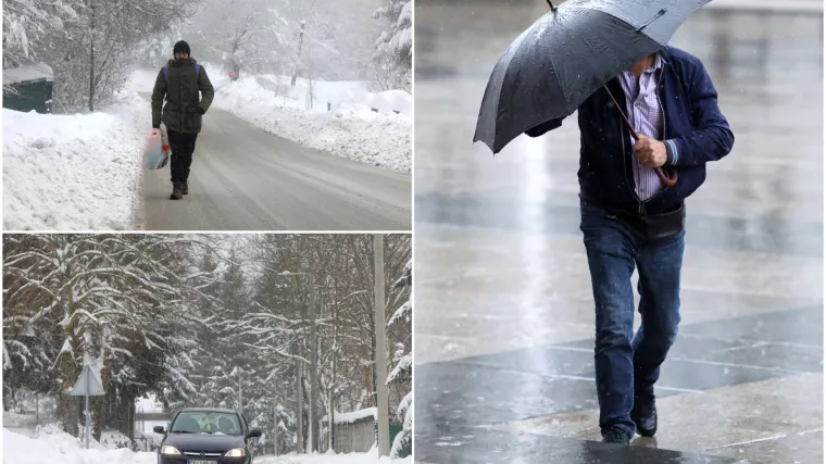 Za vikend stiže hladna fronta, moglo bi pasti čak i malo snijega