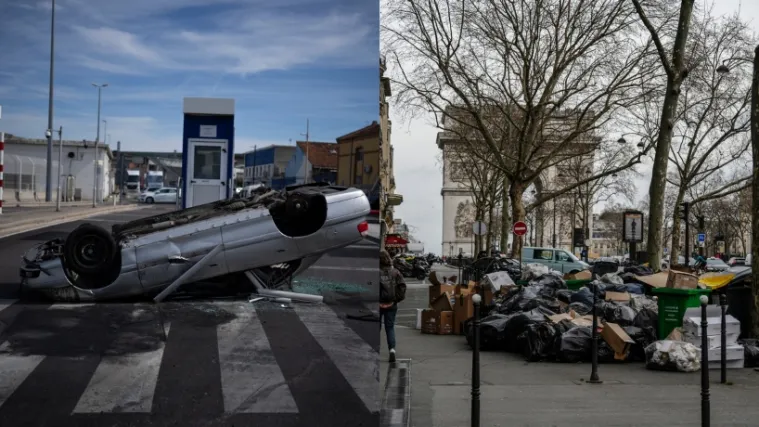 FOTO Zagreb je mala beba za Pariz. Deset tisuća tona smeća na ulicama grada ljubavi