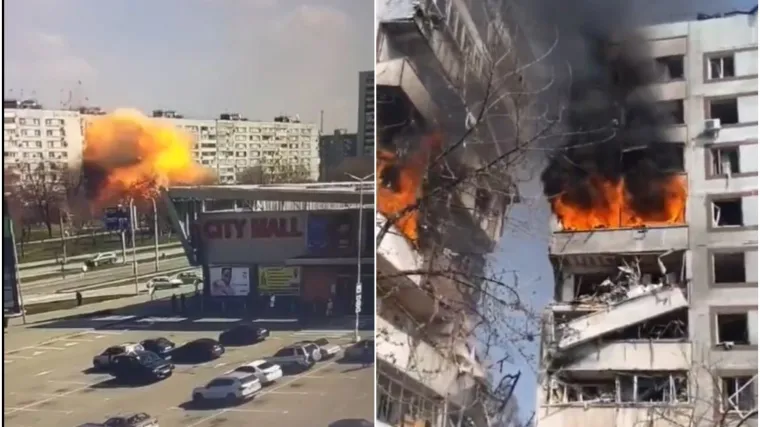 Stravična snimka iz Zaporižja: Rusi raketirali stambenu zgradu, ima mrtvih