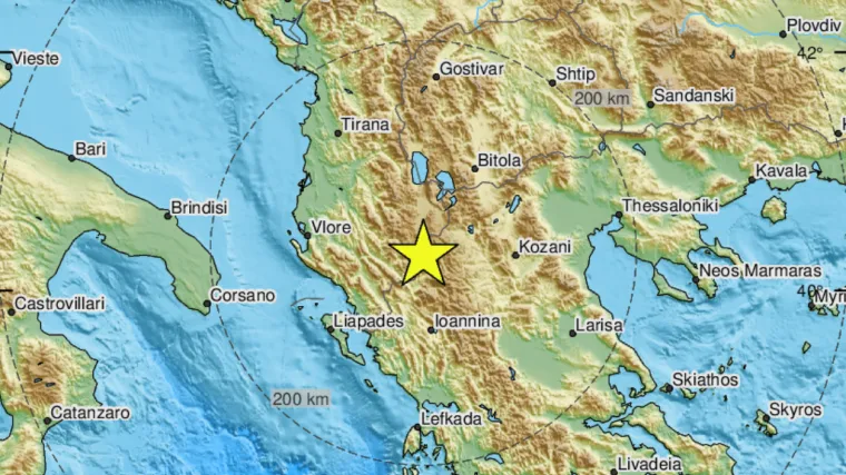 Potres jačine 4,7 noćas pogodio Albaniju