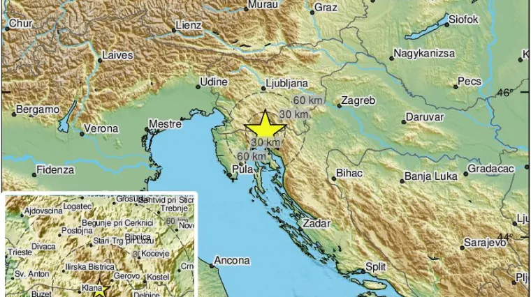 Potres na Kvarneru: 'Kao eksplozija. Kratka tre&scaron;nja, par sekundi'