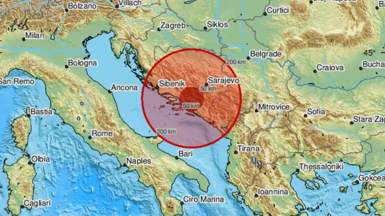 Prvo Hrvatska pa Italija, a sada zabilježen i potres nedaleko od Banja Luke