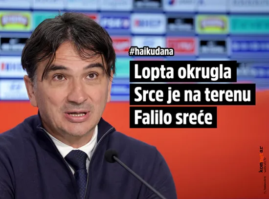 Jučera&scaron;nja utakmica u 5-7-5- formaciji