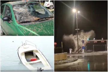 Snažno nevrijeme u Istri rušilo stabla, poplavilo stanove, oštetilo aute, a zbog nafte u opasnosti i nacionalni park