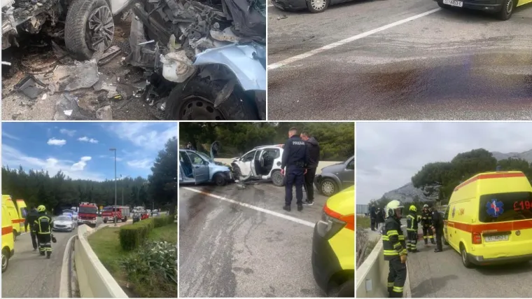 FOTO Objavljene nove fotografije mjesta nesreće kod Makarske. Poznato i stanje ozlijeđenih osoba
