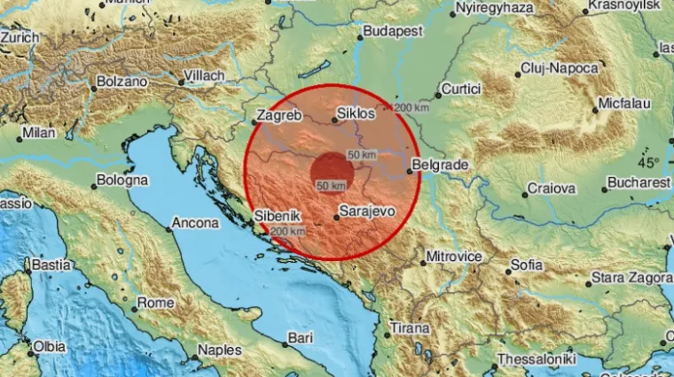 Prilično snažan potres pogodio BiH, osjetio se i u Hrvatskoj: 'Je*o majku, dobro je protreslo...'