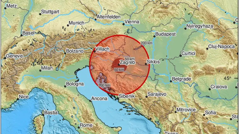 Potres magnitude 1,8 zabilježen u Zagrebu, ljudi odmah zatrpali EMSC-ovu stranicu paničnim komentarima