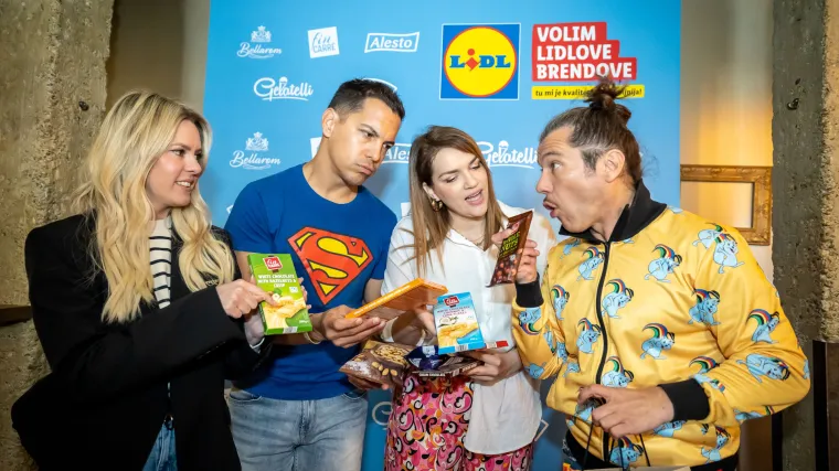 Poznati influenceri u promociji najpoznatijih Lidlovih robnih marki Alesto, Fin Carr&eacute;, Bellarom i Gelatelli