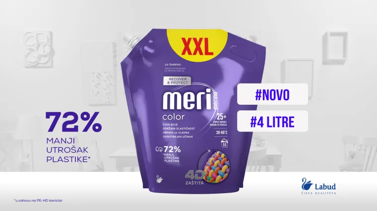Meteor Grupa &ndash; Labud uvela novo pakiranje deterdženta kojim smanjuje otpad i potro&scaron;nju energije