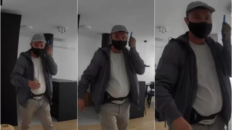 Provalnik u akciji u stanu na Srednjacima, snimila ga nadzorna kamera: 'Čini se da je stranac i profesionalac'