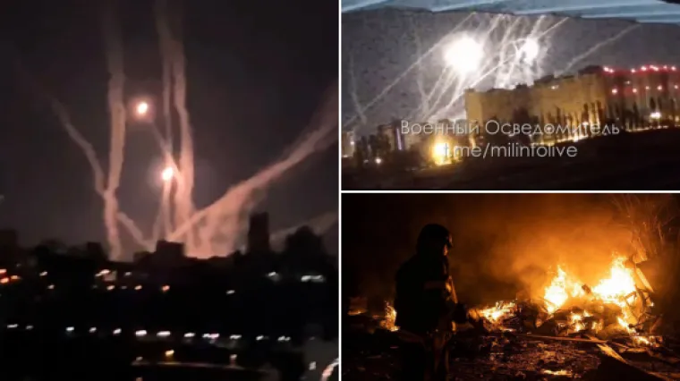 Pogledajte kako je izgledao Putinov brutalan napad na Kijev: Lansirao je dronove i projektile iz svih smjerova