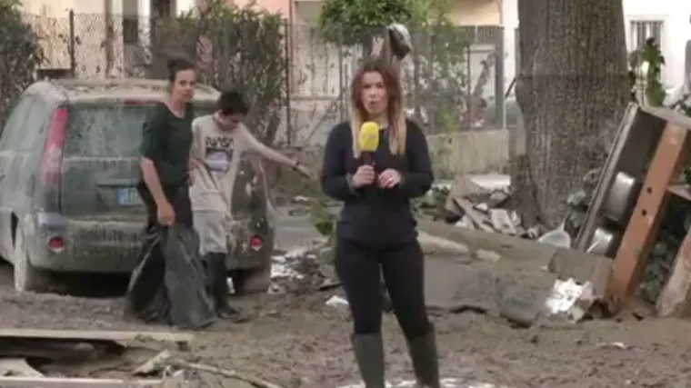 Na&scaron;a reporterka javila se iz talijanske Faenze, prizori s ulice &scaron;okantni su: 'Količina blata ogromna je'